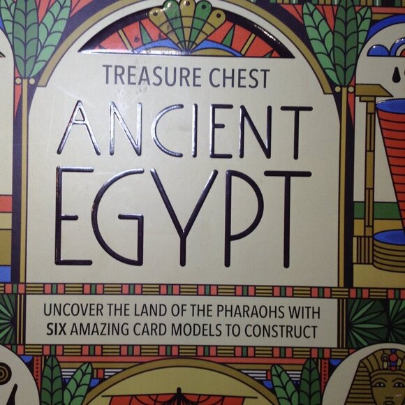 NWOT Treasure Chest of Ancient Egypt; Learning, Book with puzzles, Intriguing - Picture 4 of 6